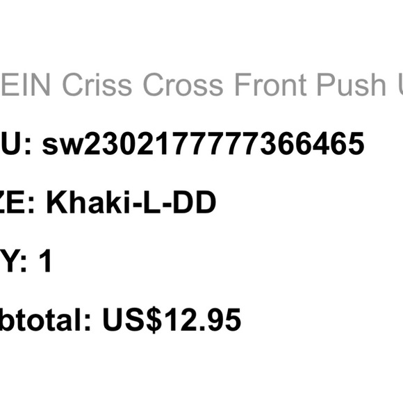 SHEIN Bikini Size L DD - Picture 7 of 10